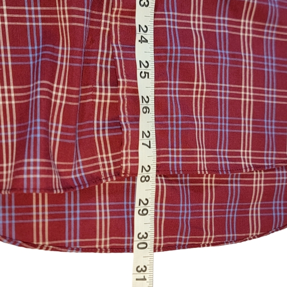 Plains Western Wear Vintage Cowboy Western Ranchwear Plaid Pearl Snap Shirt XL - Picture 11 of 11